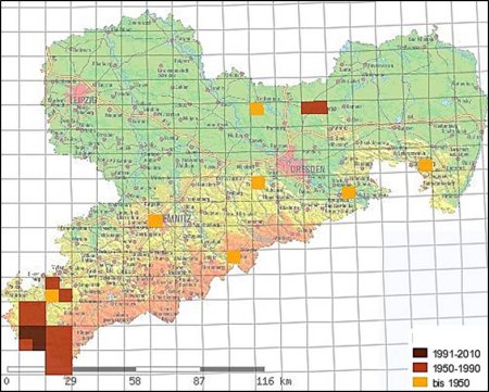 Historische und aktuelle Verbreitung der Flussperlmuschel (Margaritifera margaritifera) in Sachsen bis 2010